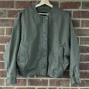 BDG Urban Outfitters Dolman Lara Bomber Jacket Olive Like New
